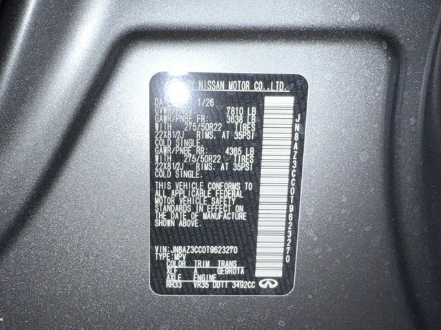 2026 INFINITI QX80 Autograph 4WD