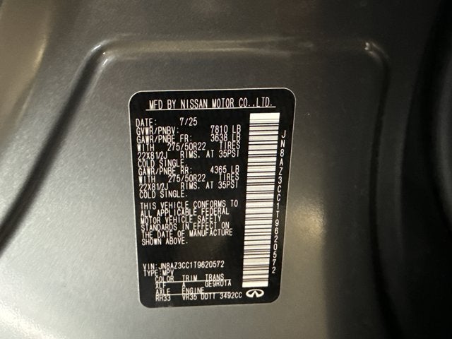 2026 INFINITI QX80 Autograph 4WD