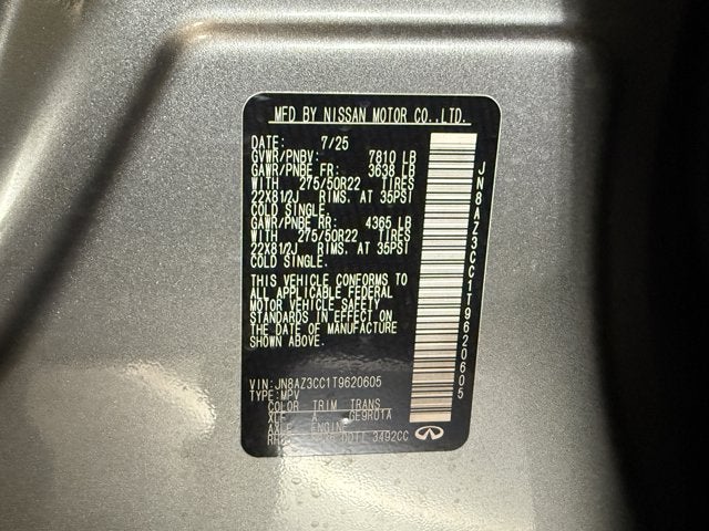 2026 INFINITI QX80 Autograph 4WD