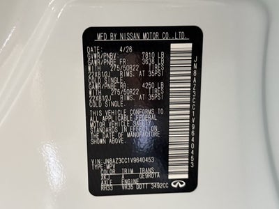 2027 INFINITI QX80 Autograph 4WD