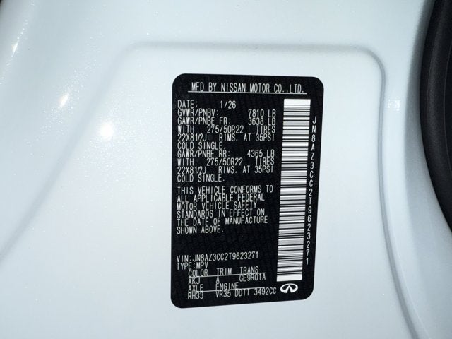 2026 INFINITI QX80 Autograph 4WD