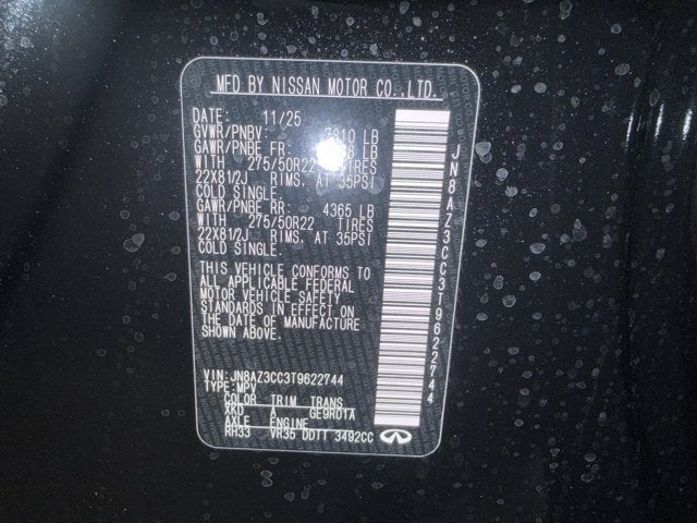 2026 INFINITI QX80 Autograph 4WD