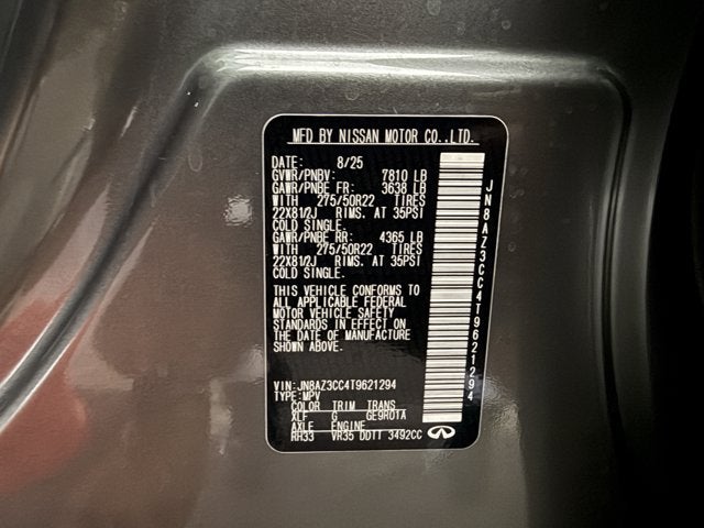 2026 INFINITI QX80 Autograph 4WD