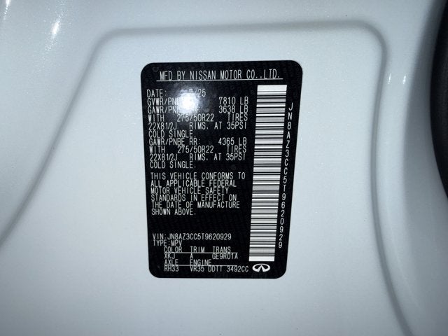 2026 INFINITI QX80 Autograph 4WD