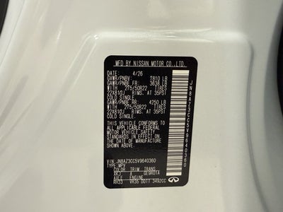 2027 INFINITI QX80 Autograph 4WD