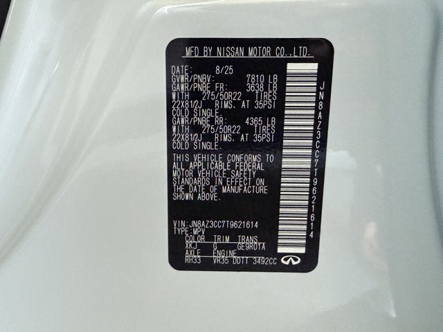 2026 INFINITI QX80 Autograph 4WD