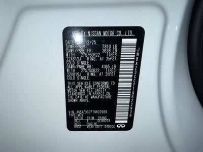 2026 INFINITI QX80 Autograph 4WD