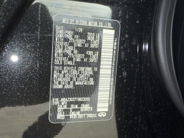 2026 INFINITI QX80 Autograph 4WD