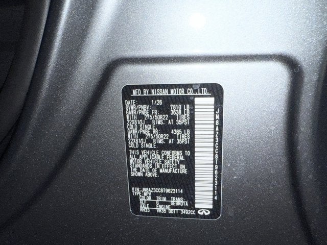 2026 INFINITI QX80 Autograph 4WD