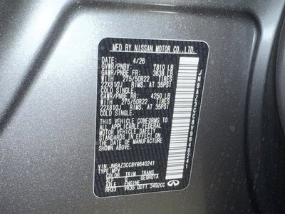 2027 INFINITI QX80 Autograph 4WD