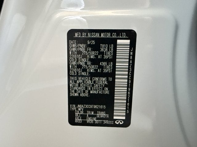 2026 INFINITI QX80 Autograph 4WD