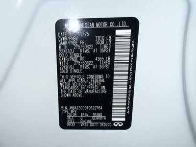 2026 INFINITI QX80 Autograph 4WD