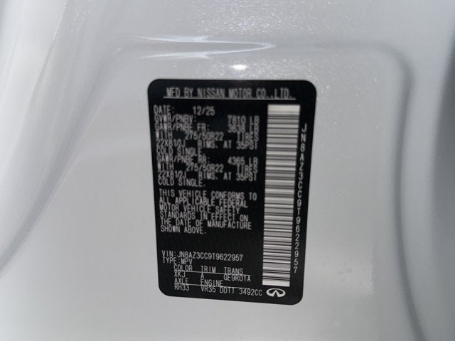 2026 INFINITI QX80 Autograph 4WD