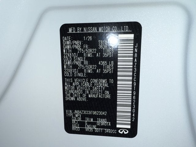 2026 INFINITI QX80 Autograph 4WD