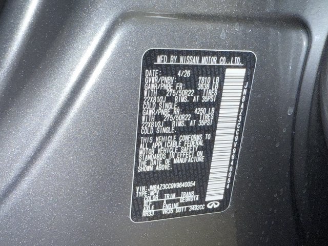2027 INFINITI QX80 Autograph 4WD