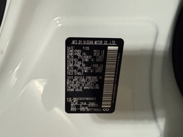 2026 INFINITI QX80 Autograph 4WD