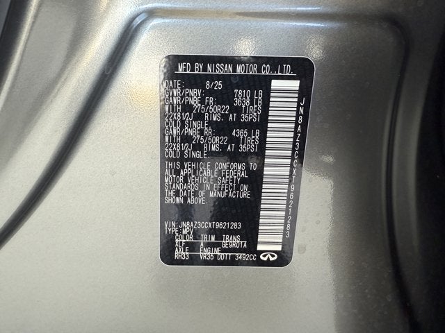 2026 INFINITI QX80 Autograph 4WD