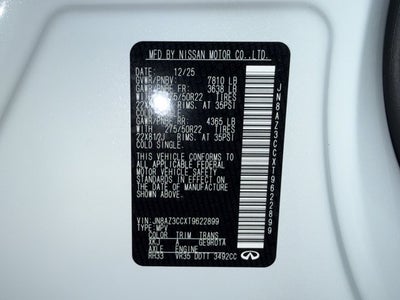 2026 INFINITI QX80 Autograph 4WD