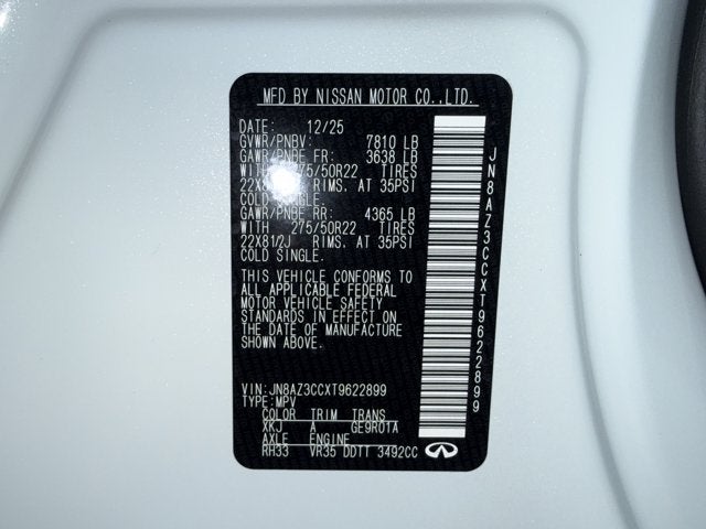 2026 INFINITI QX80 Autograph 4WD