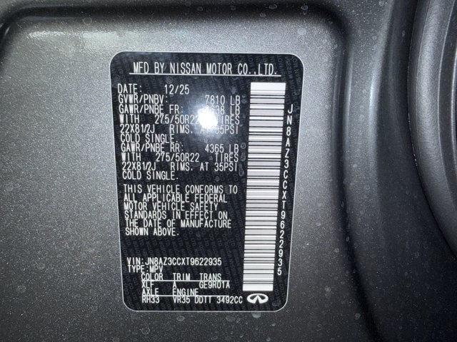 2026 INFINITI QX80 Autograph 4WD