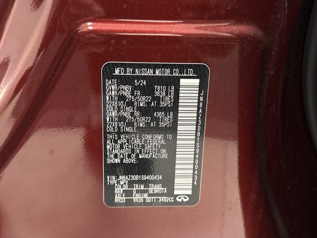 2025 INFINITI QX80 Sensory 4WD