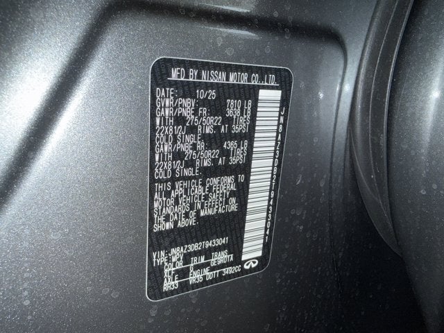 2026 INFINITI QX80 Sport 4WD