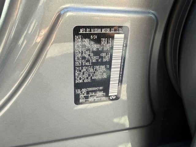 2025 INFINITI QX80 Sensory 4WD