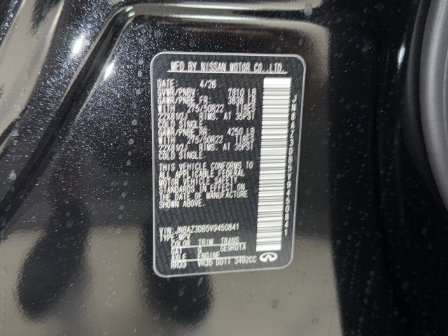 2027 INFINITI QX80 Sport 4WD