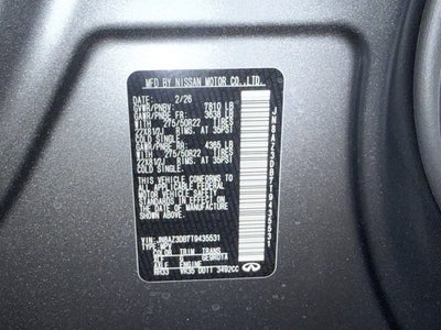 2026 INFINITI QX80 Sport 4WD