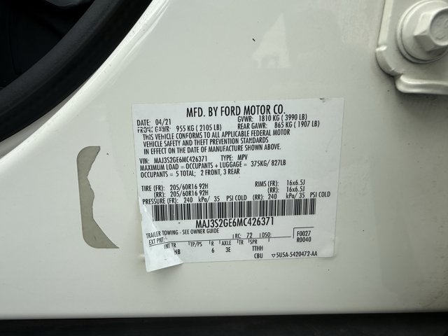 2021 Ford EcoSport SE