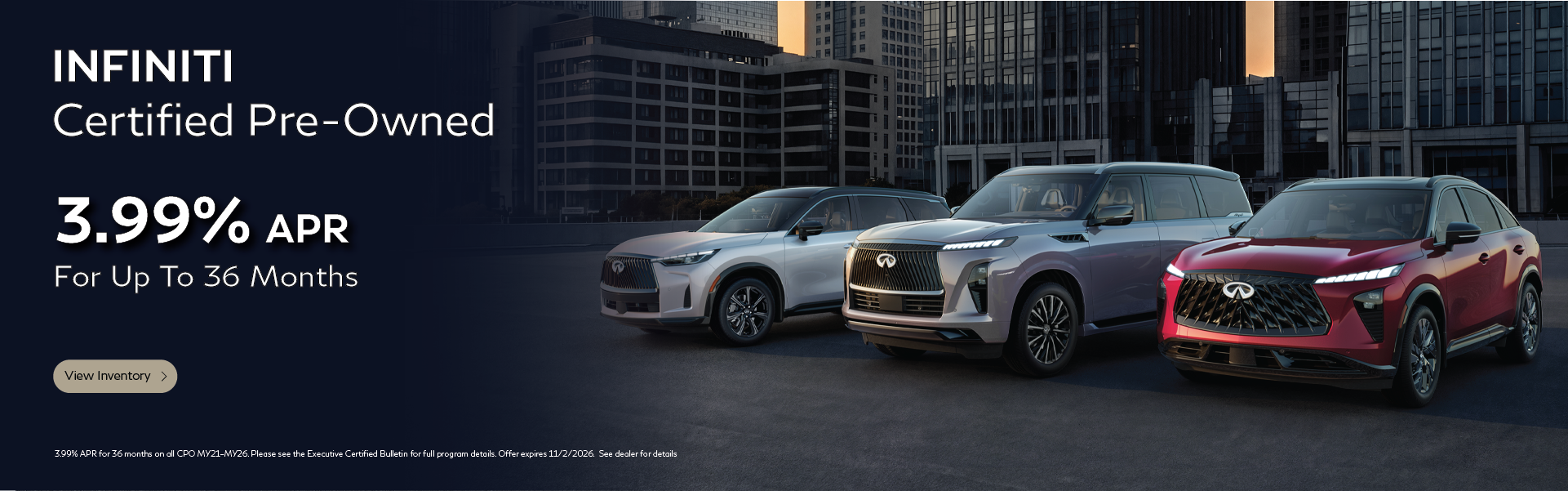 SD INFINITI CPO Offer