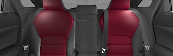 INFINITI QX50 White Quilted Semi-Aniline Leather-Appointed Seats with Natural Maple Wood Interior Trim Accents