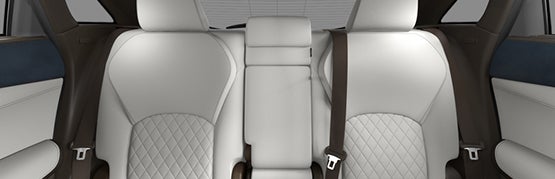 INFINITI QX50 Graphite Quilted Semi-Aniline Leather-Appointed Seats with Natural Maple Wood Interior Trim Accents