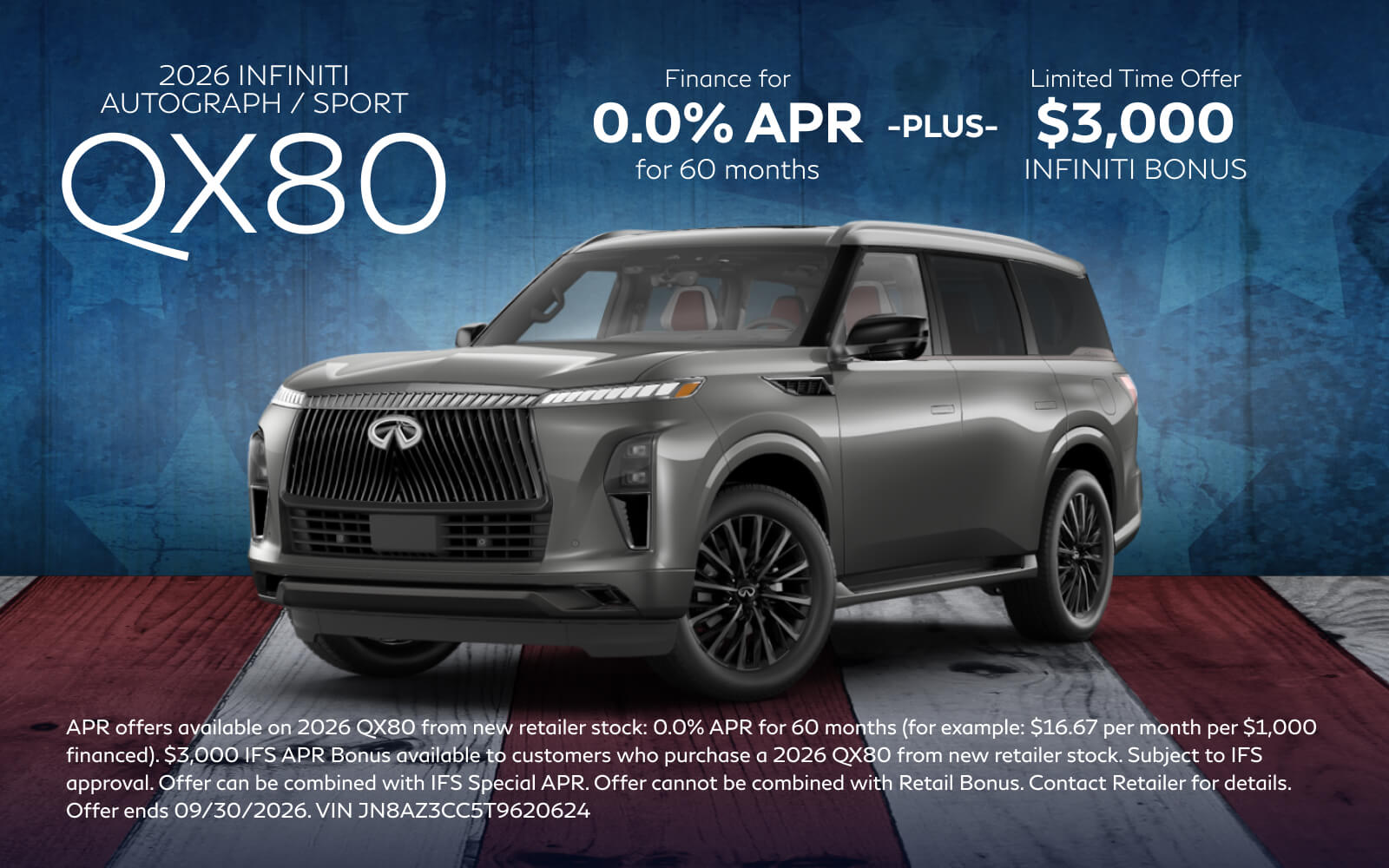 2026 INFINITI QX80 Autograph / Sport