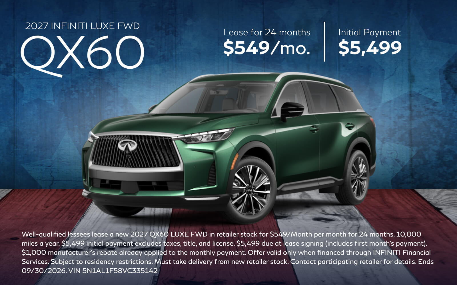 2027 INFINITI QX60 Luxe FWD