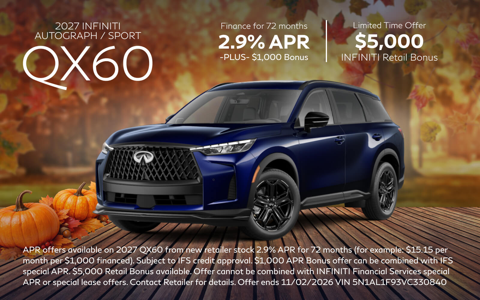 2027 INFINITI QX60 [Autograph / Sport]