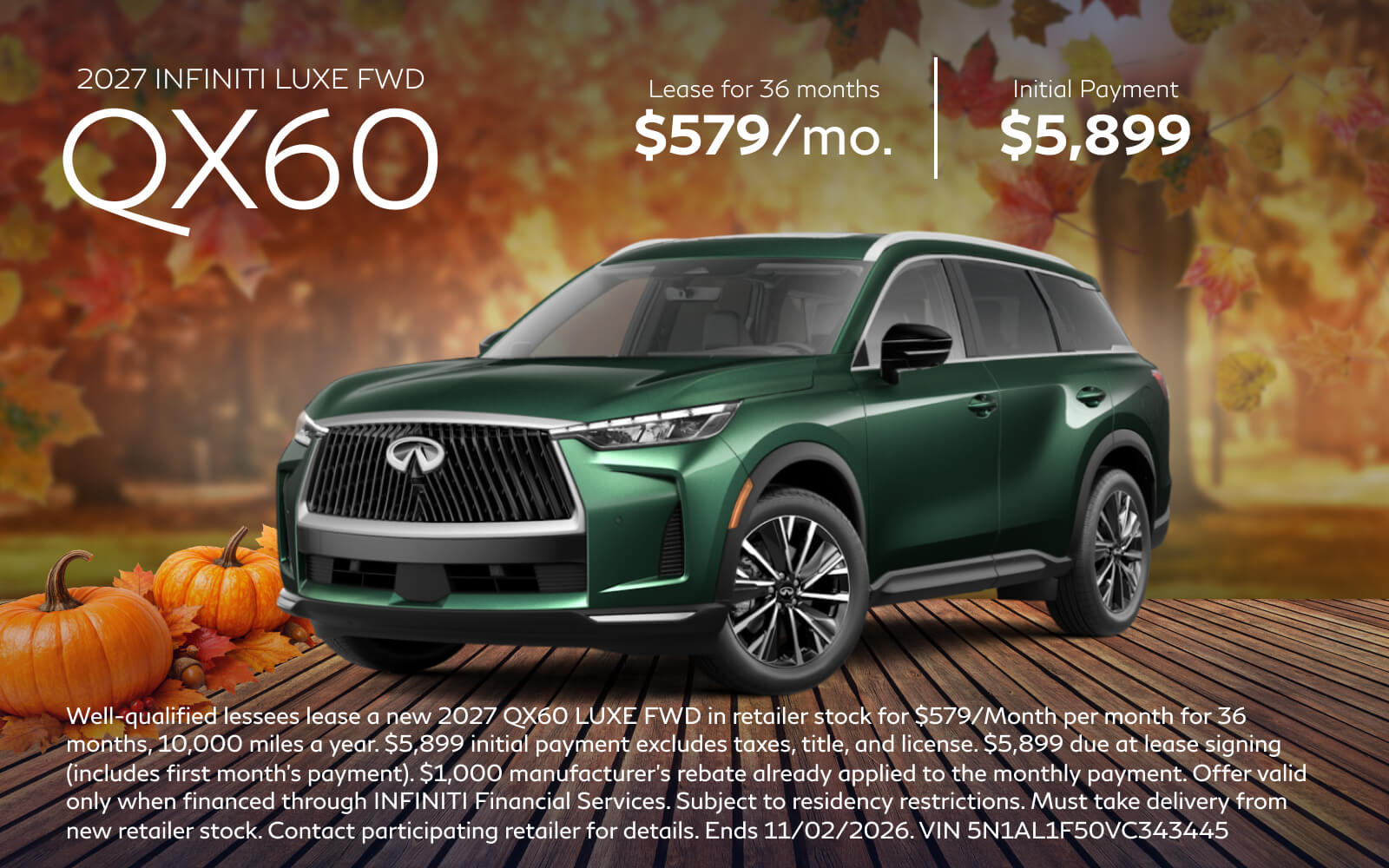2027 INFINITI QX60 Luxe FWD