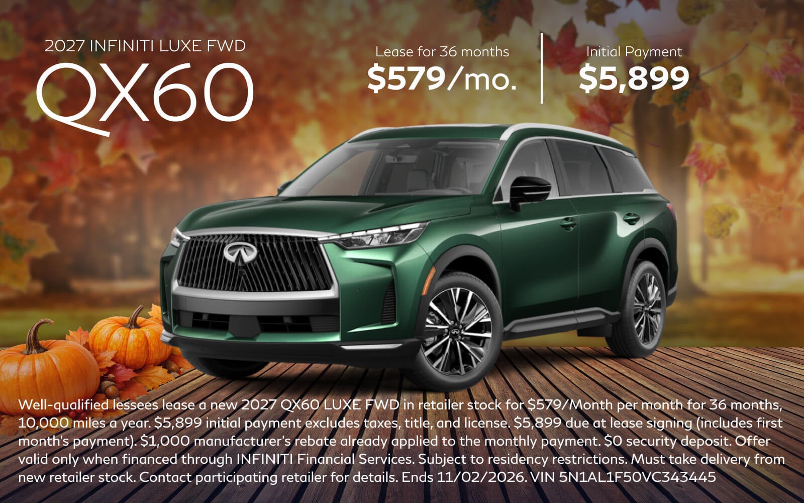 2027 INFINITI QX60 Luxe FWD
