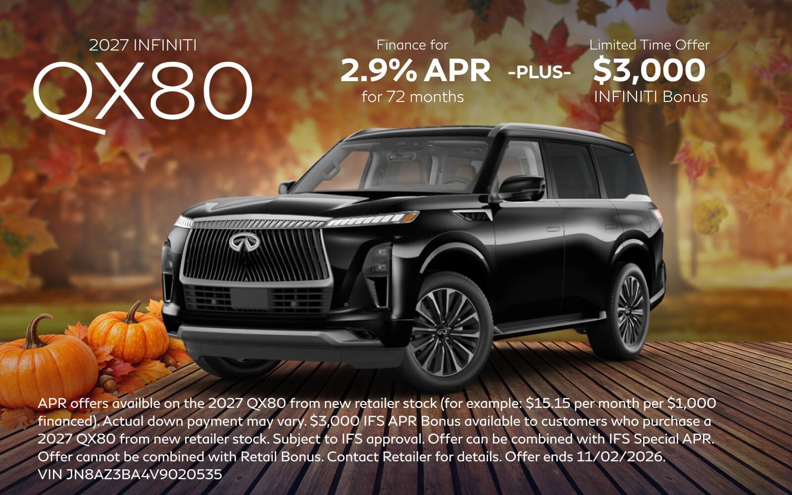 2027 INFINITI QX80 Luxe 2WD