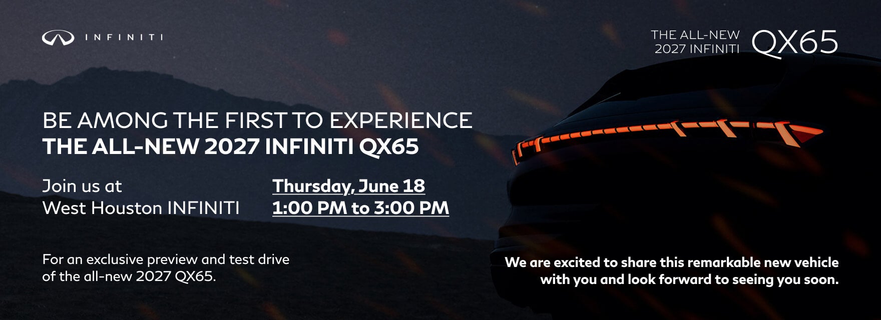 2027 QX65 Release Date