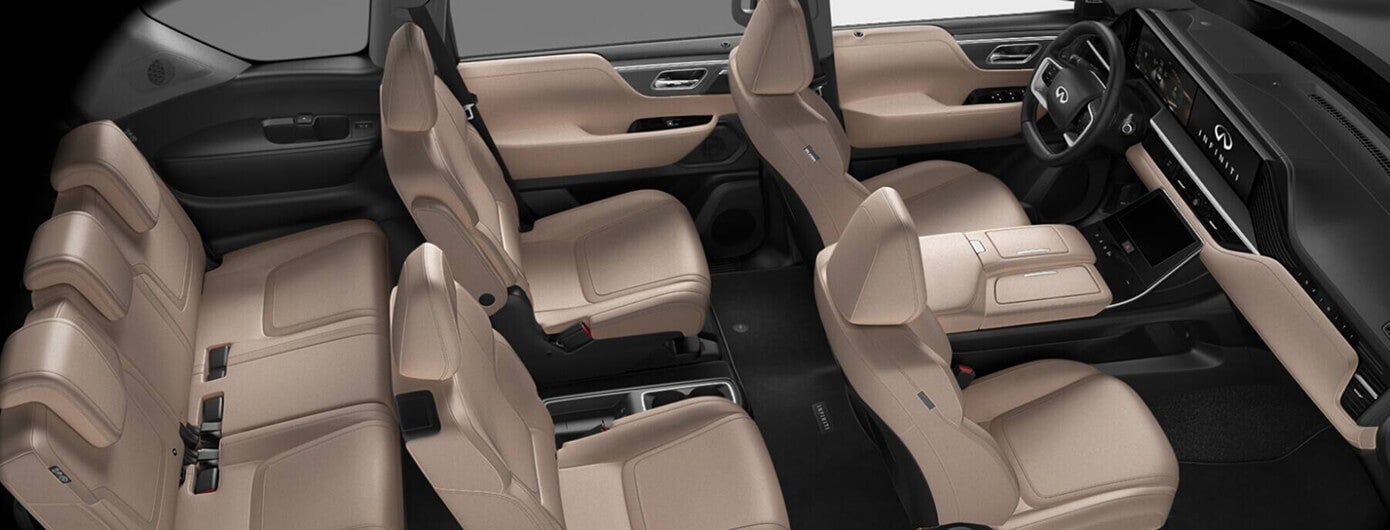 INFINITI QX80 Tuscan Beige With Black Aluminum and Matte Chrome