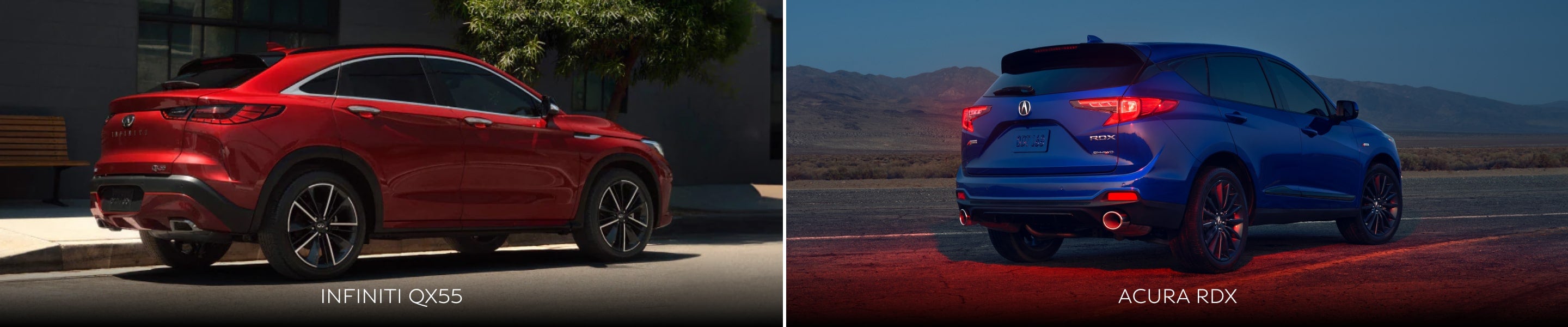 INFINITI QX55 vs. Acura RDX