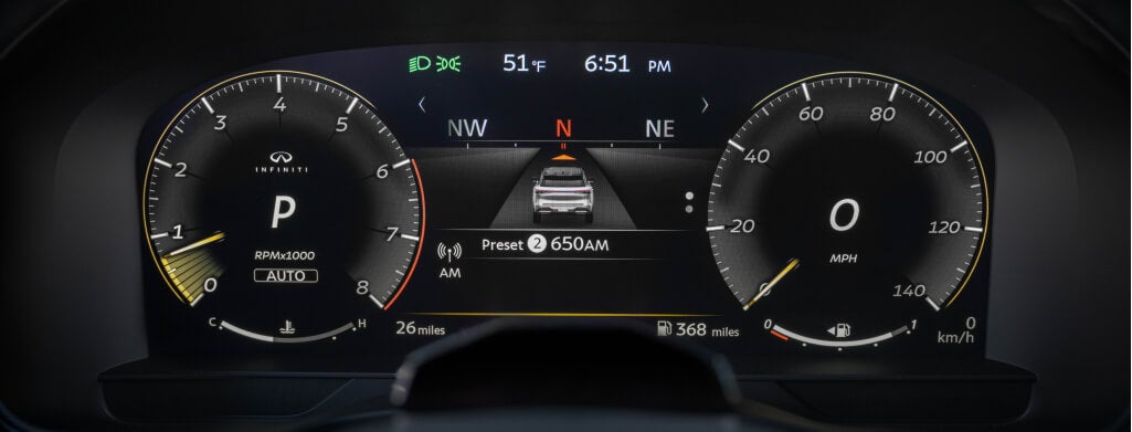 Infiniti QX60 Instrument panel