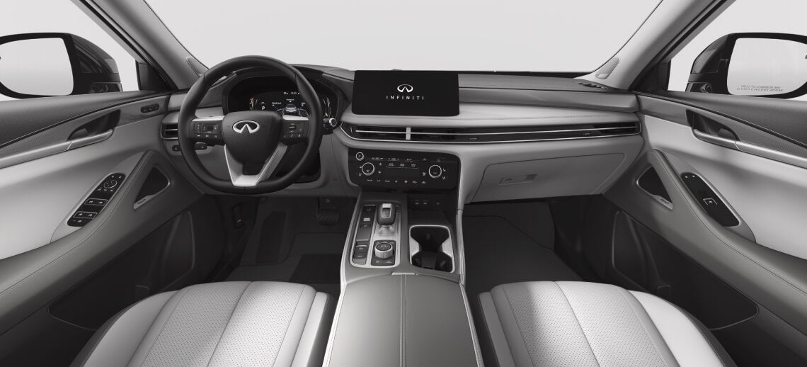 LUXE: Stone Gray TailorFit-Appointed Seating with Silver Metallic Weave Trim