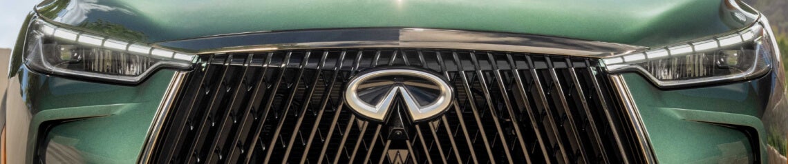 Close up of 2026 Infiniti QX60 Grille